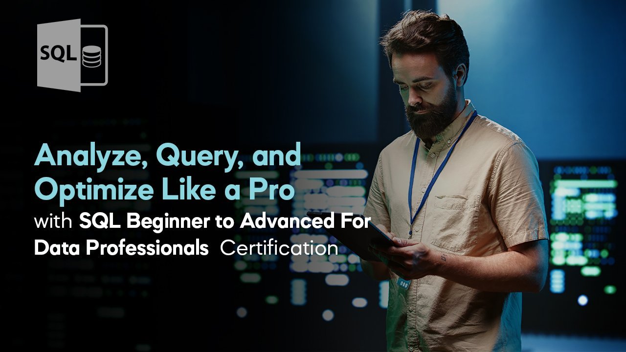 SQL Beginner to Advanced For Data Professionals 2024 (MySQL, PostgreSQL, SQL Server)