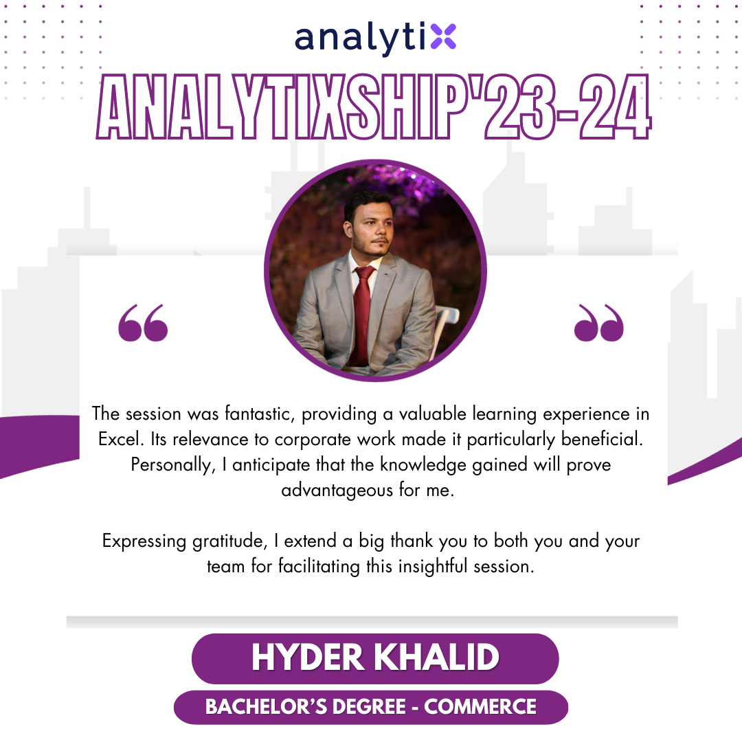 Reviews — image from Analytix Camp