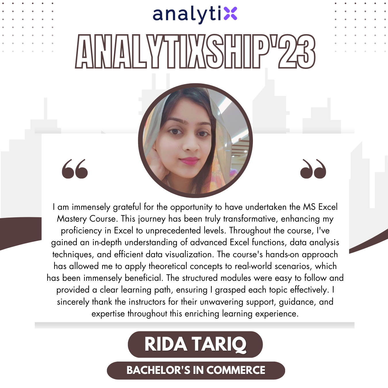 Reviews — image from Analytix Camp