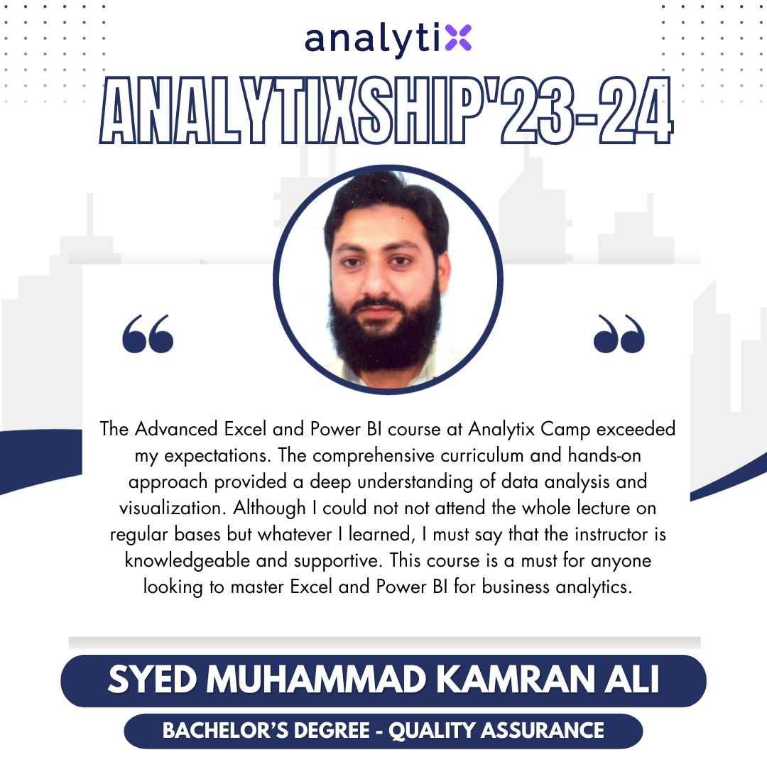 Reviews — image from Analytix Camp