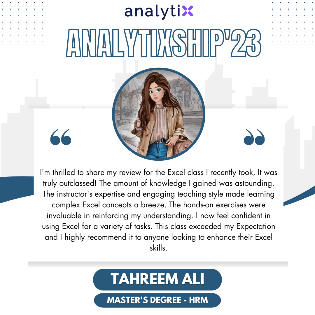 Reviews — image from Analytix Camp